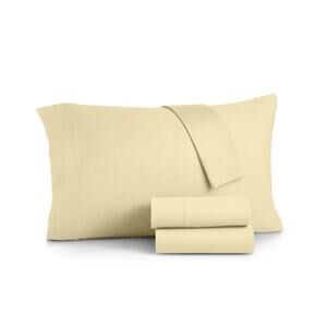 Sanders Microfiber 4-Piece Queen Wheat Sheet Set